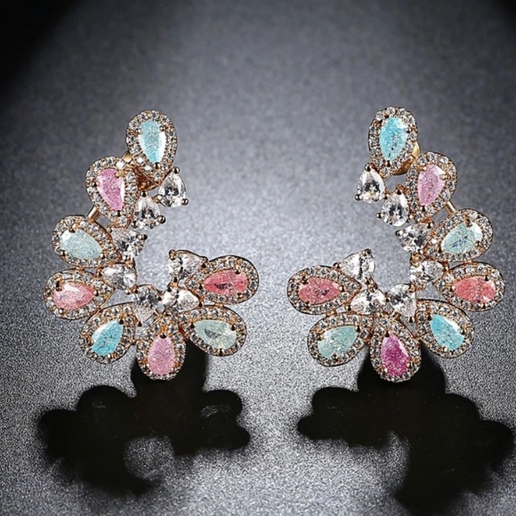 Swarovski Crystals The Serana Pastel Earrings - Picture 2 of 5
